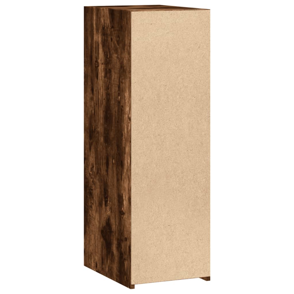 Dressoir 30x41x93 cm bewerkt hout gerookt eikenkleurig is nu te koop bij PeponiXL, paradijselijk wonen!
