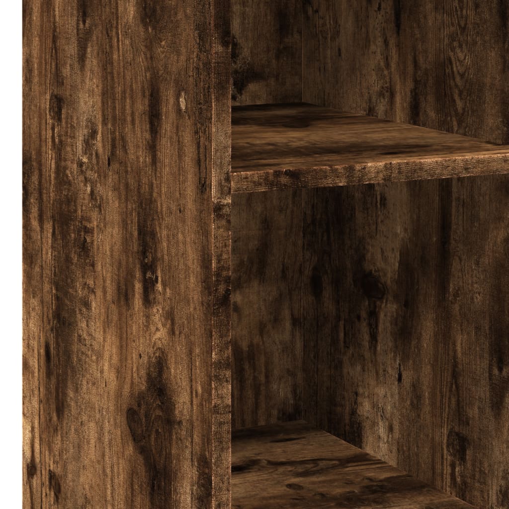 Dressoir 30x41x93 cm bewerkt hout gerookt eikenkleurig is nu te koop bij PeponiXL, paradijselijk wonen!