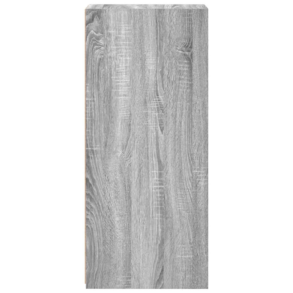 Dressoir 30x41x93 cm bewerkt hout grijs sonoma eikenkleurig is nu te koop bij PeponiXL, paradijselijk wonen!