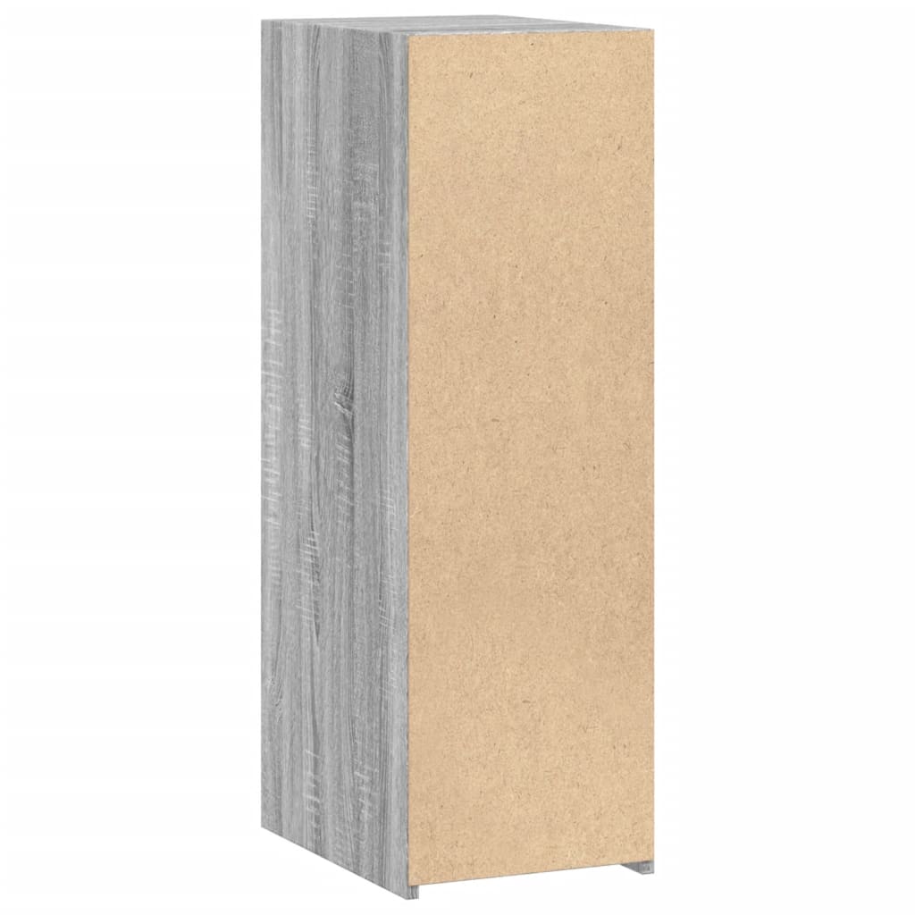 Dressoir 30x41x93 cm bewerkt hout grijs sonoma eikenkleurig is nu te koop bij PeponiXL, paradijselijk wonen!