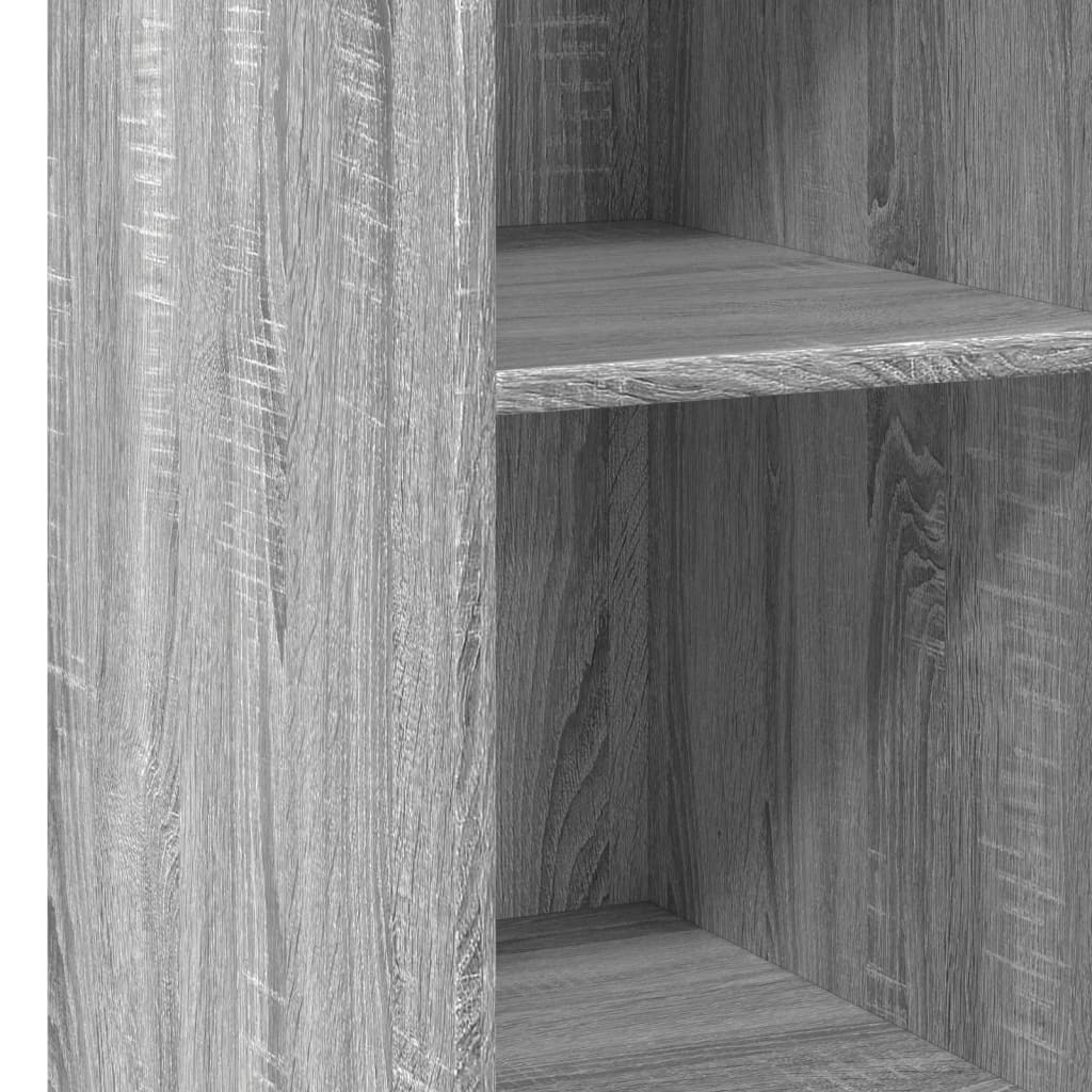 Dressoir 30x41x93 cm bewerkt hout grijs sonoma eikenkleurig is nu te koop bij PeponiXL, paradijselijk wonen!