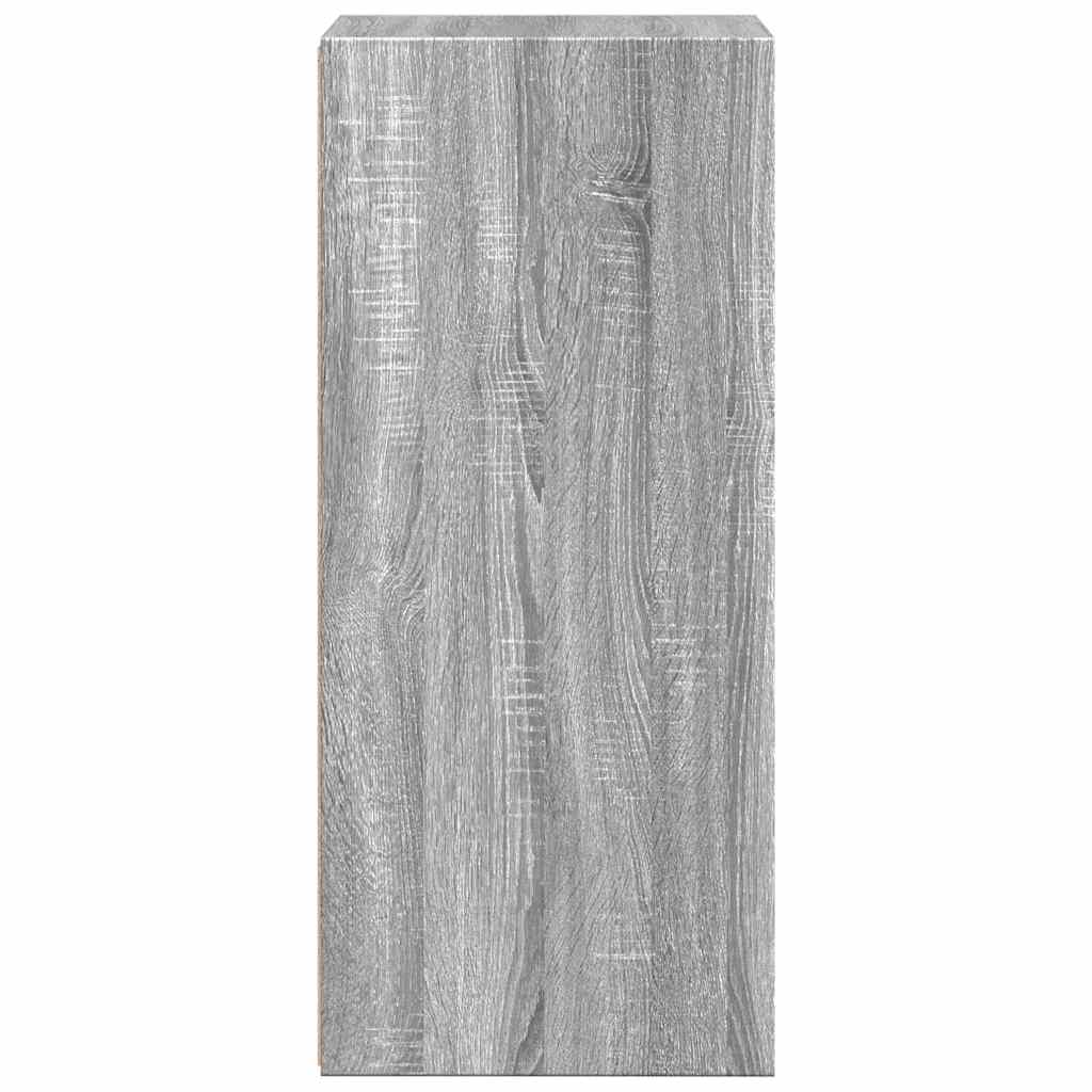 Dressoir 40x41x93 cm bewerkt hout grijs sonoma eikenkleurig is nu te koop bij PeponiXL, paradijselijk wonen!