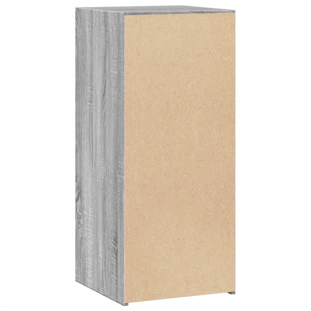 Dressoir 40x41x93 cm bewerkt hout grijs sonoma eikenkleurig is nu te koop bij PeponiXL, paradijselijk wonen!