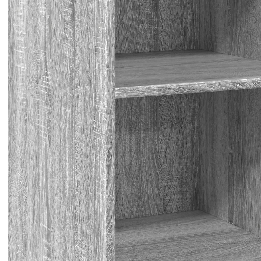 Dressoir 40x41x93 cm bewerkt hout grijs sonoma eikenkleurig is nu te koop bij PeponiXL, paradijselijk wonen!