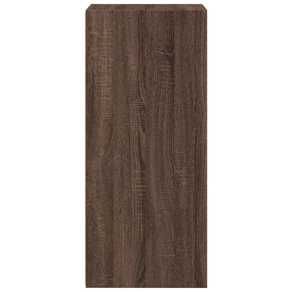 Dressoir 40x41x93 cm bewerkt hout bruin eikenkleur is nu te koop bij PeponiXL, paradijselijk wonen!