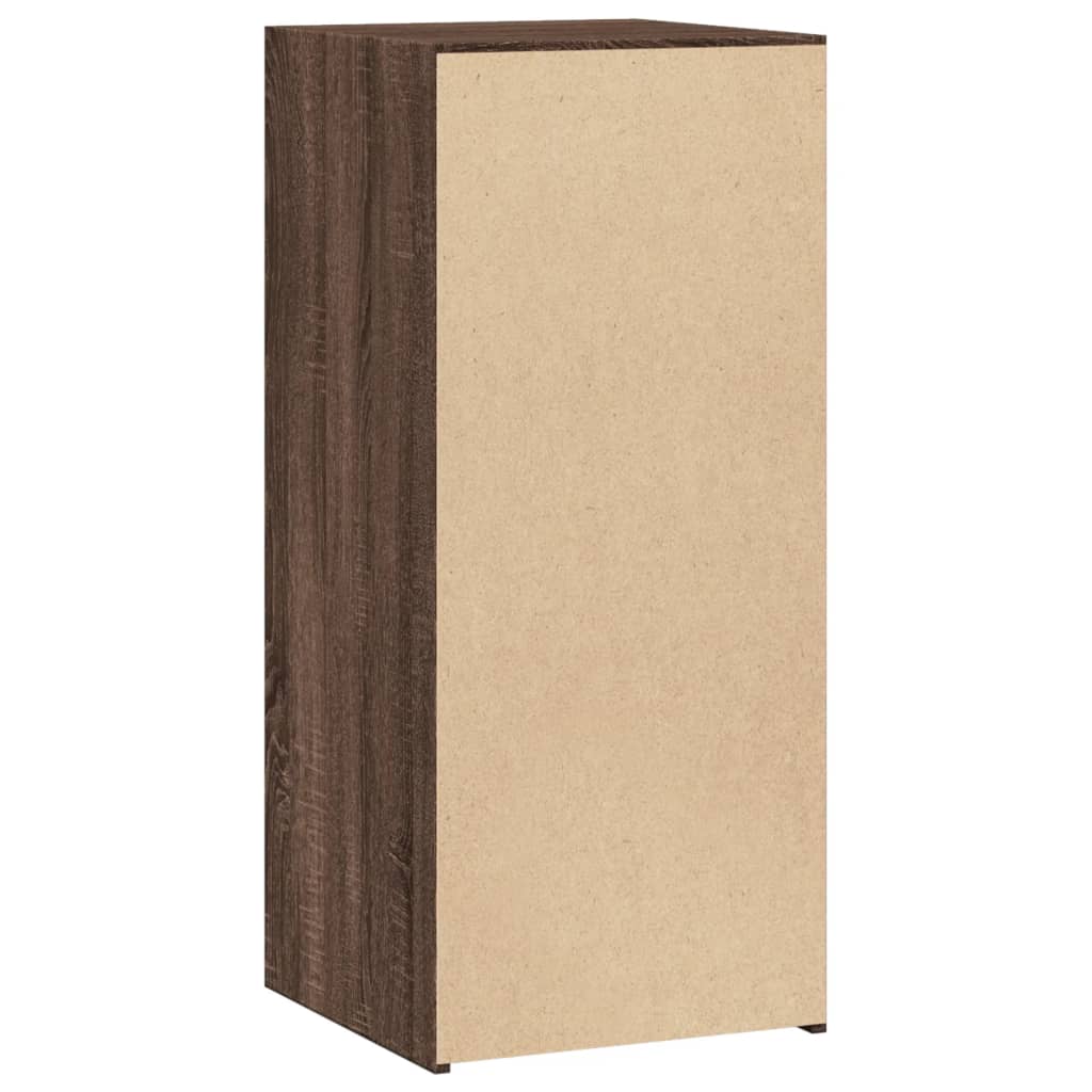 Dressoir 40x41x93 cm bewerkt hout bruin eikenkleur is nu te koop bij PeponiXL, paradijselijk wonen!