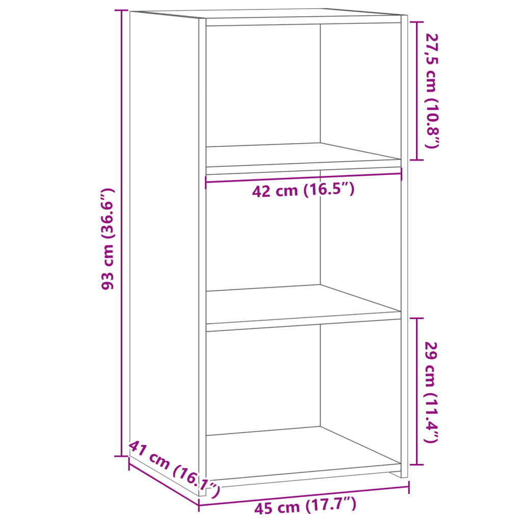 Dressoir 45x41x93 cm bewerkt hout zwart is nu te koop bij PeponiXL, paradijselijk wonen!
