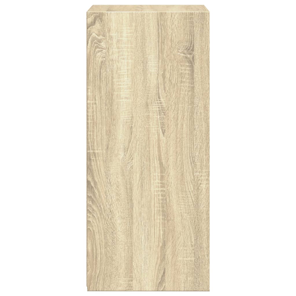 Dressoir 45x41x93 cm bewerkt hout sonoma eikenkleurig is nu te koop bij PeponiXL, paradijselijk wonen!