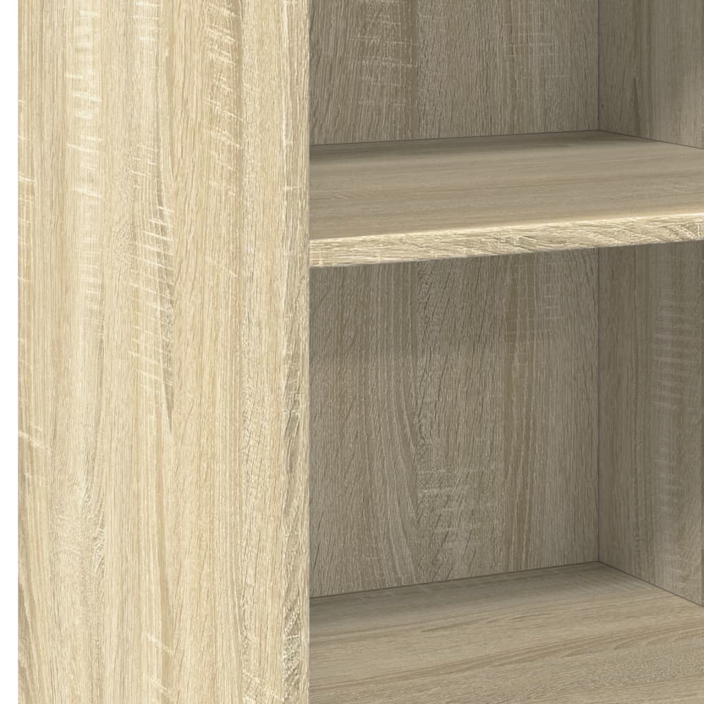 Dressoir 45x41x93 cm bewerkt hout sonoma eikenkleurig is nu te koop bij PeponiXL, paradijselijk wonen!