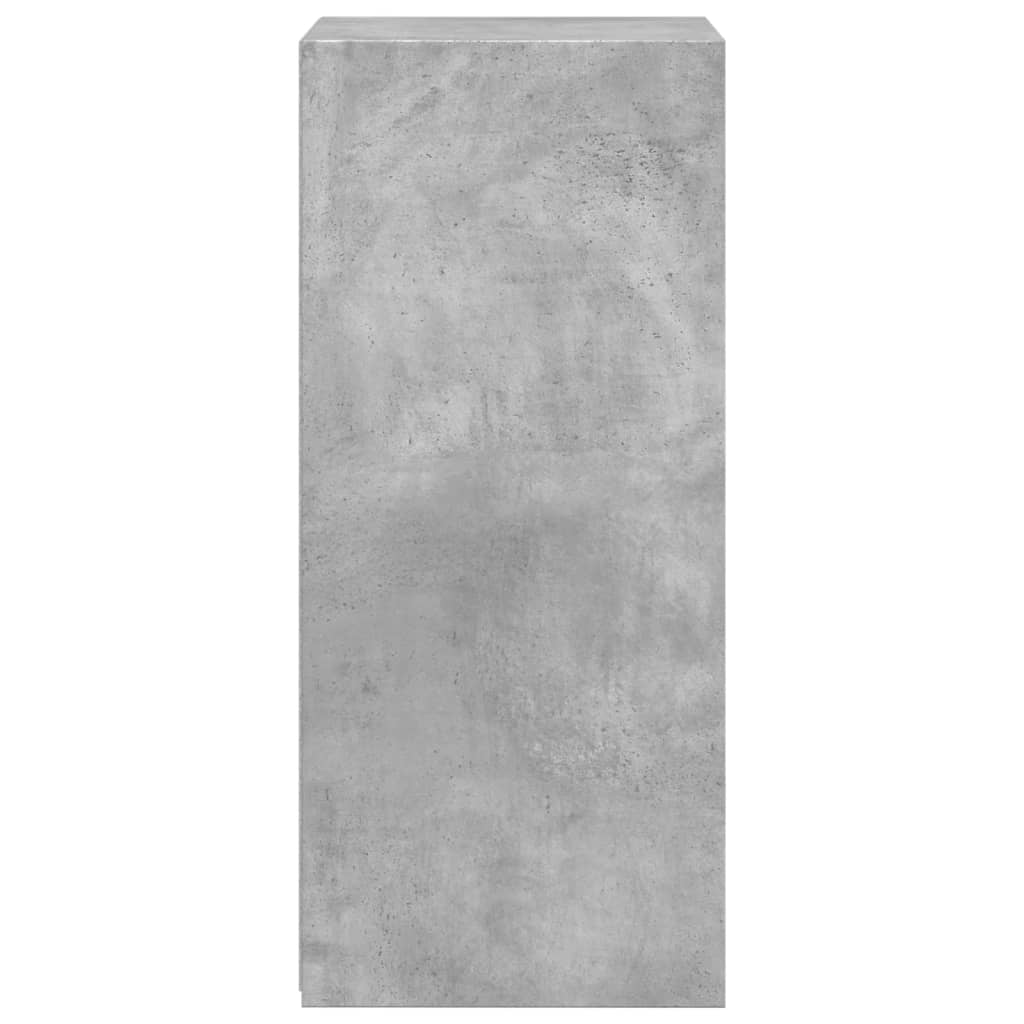 Dressoir 45x41x93 cm bewerkt hout betongrijs is nu te koop bij PeponiXL, paradijselijk wonen!