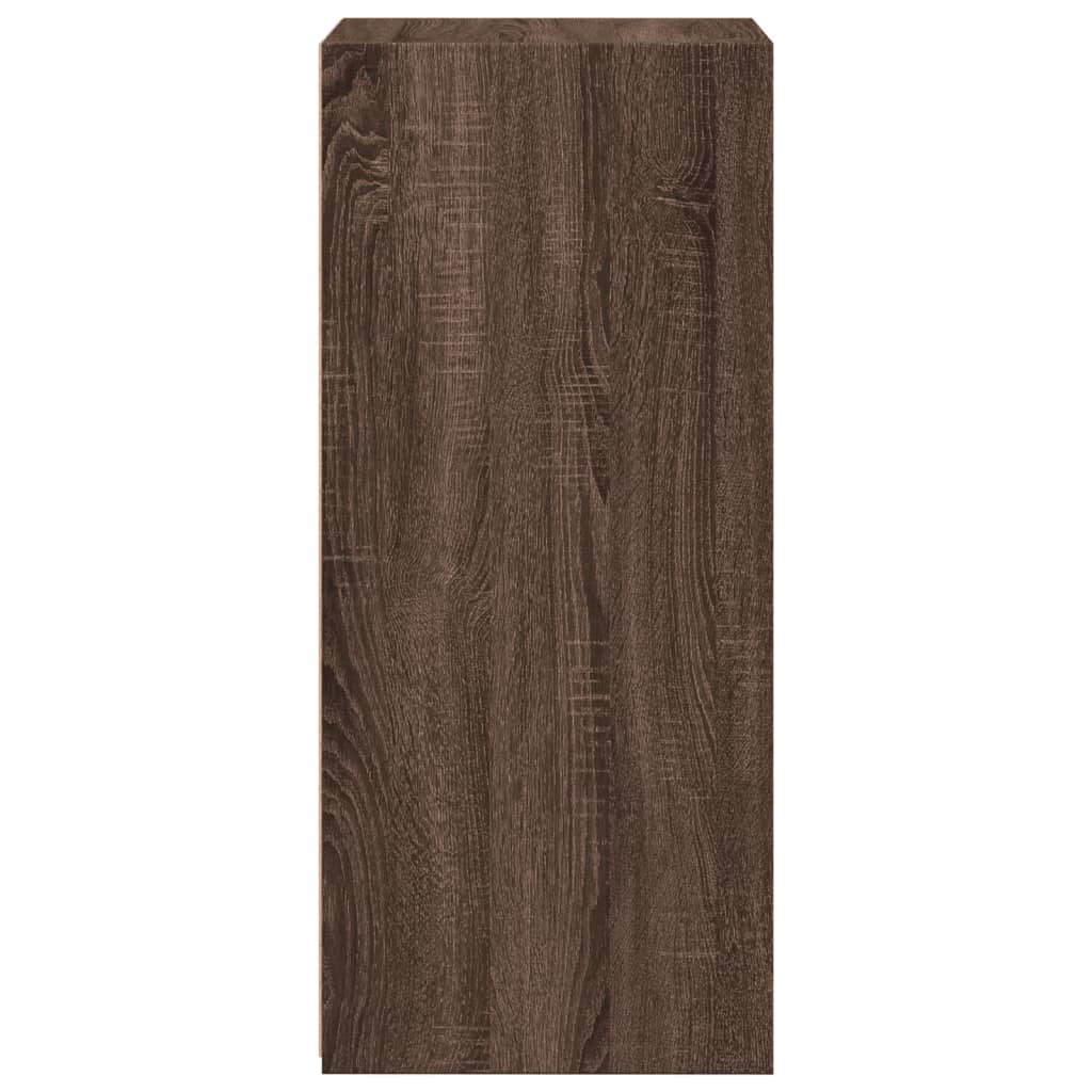 Dressoir 45x41x93 cm bewerkt hout bruin eikenkleurig is nu te koop bij PeponiXL, paradijselijk wonen!