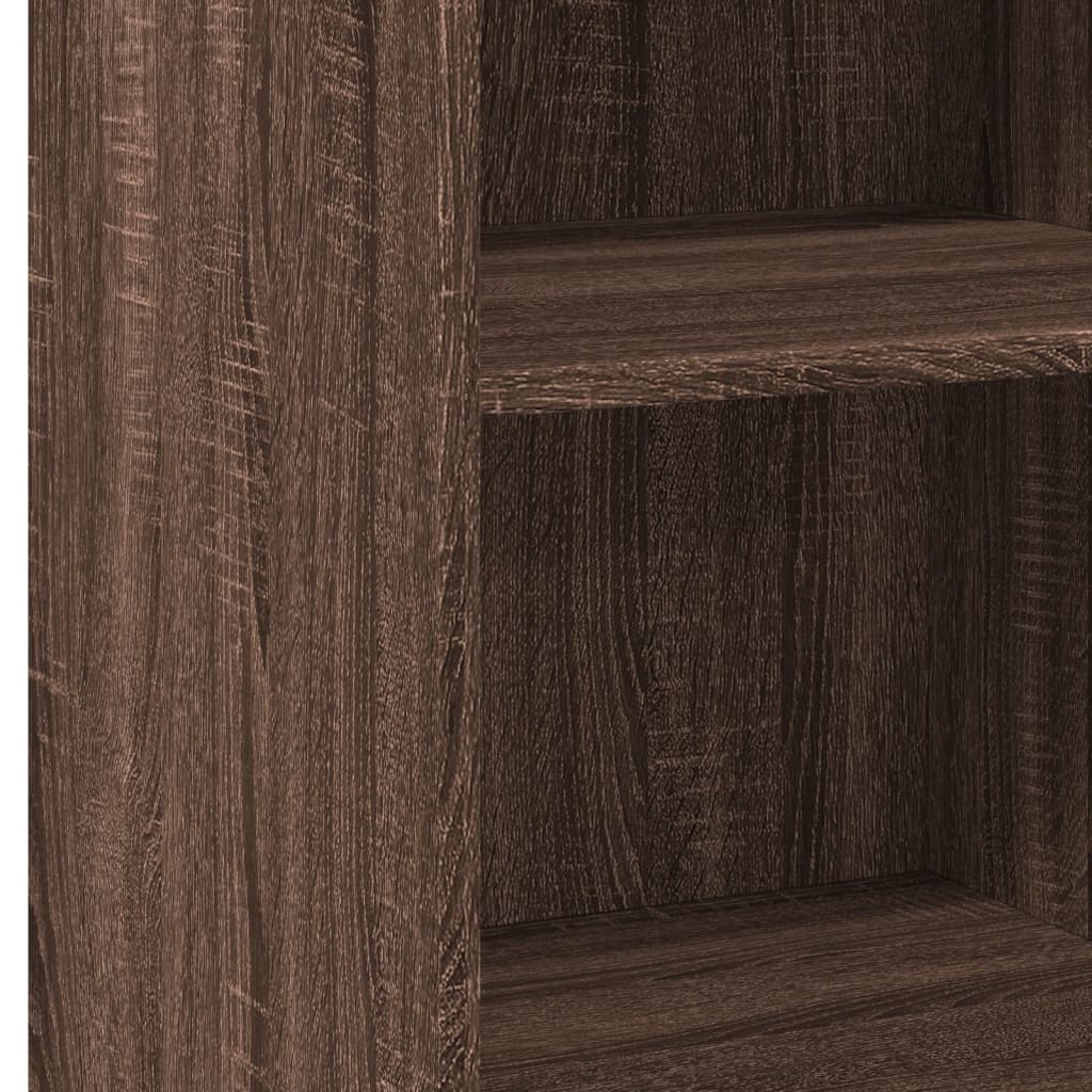 Dressoir 45x41x93 cm bewerkt hout bruin eikenkleurig is nu te koop bij PeponiXL, paradijselijk wonen!