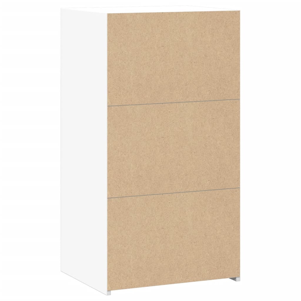 Dressoir 50x41x93 cm bewerkt hout wit is nu te koop bij PeponiXL, paradijselijk wonen!