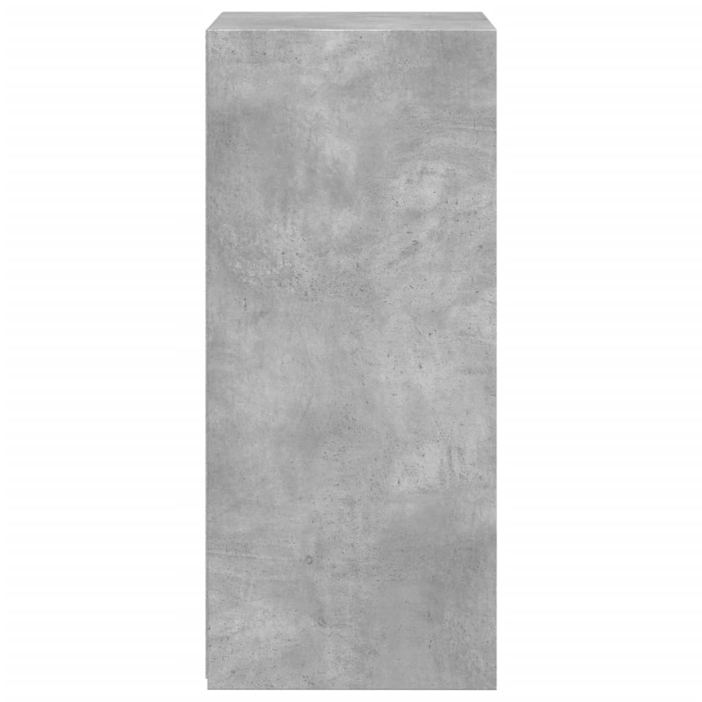Dressoir 50x41x93 cm bewerkt hout betongrijs is nu te koop bij PeponiXL, paradijselijk wonen!