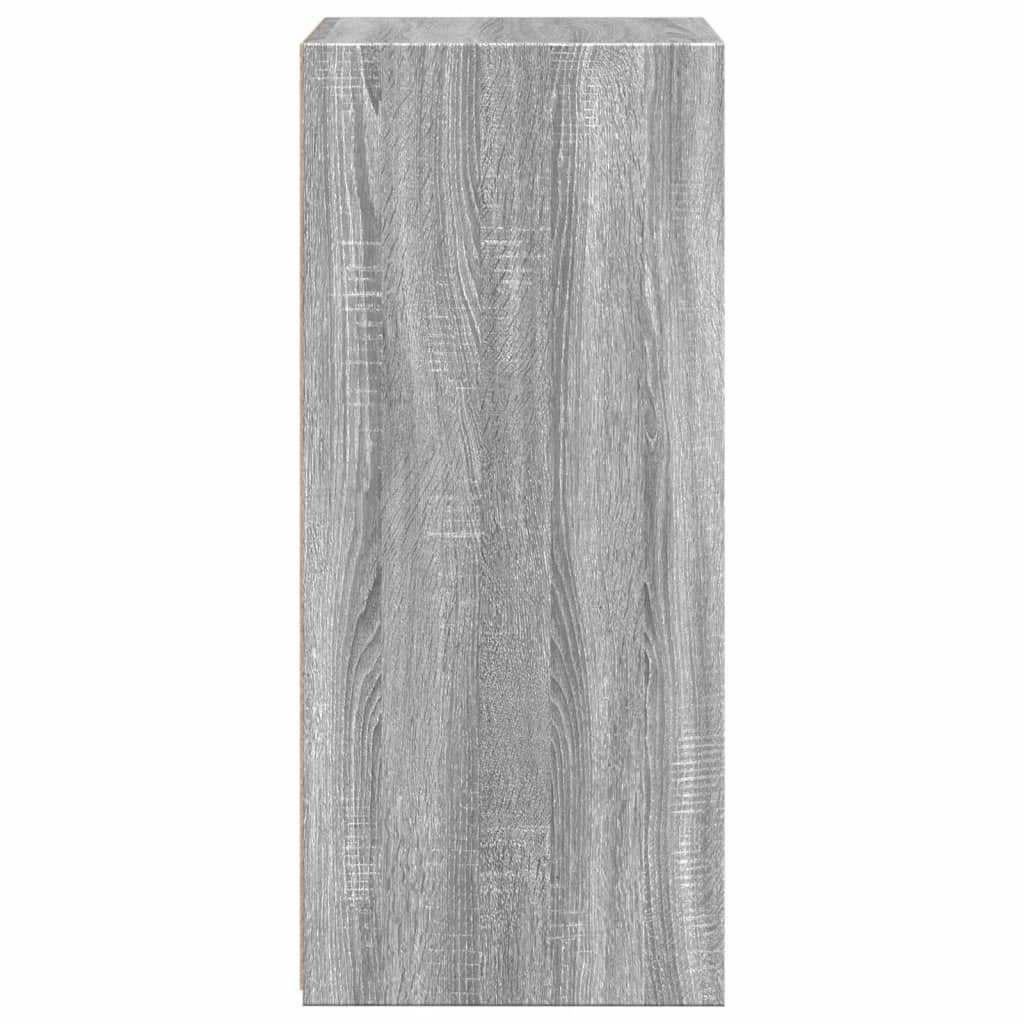 Dressoir 50x41x93 cm bewerkt hout grijs sonoma eikenkleurig is nu te koop bij PeponiXL, paradijselijk wonen!