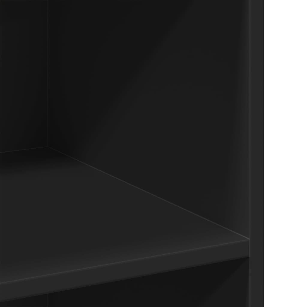 Dressoir 70x41x93 cm bewerkt hout zwart is nu te koop bij PeponiXL, paradijselijk wonen!