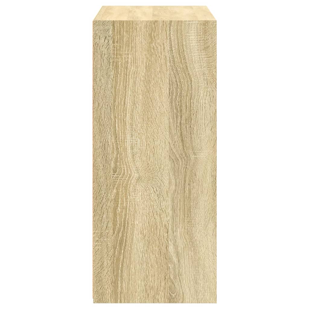 Dressoir 70x41x93 cm bewerkt hout sonoma eikenkleurig is nu te koop bij PeponiXL, paradijselijk wonen!