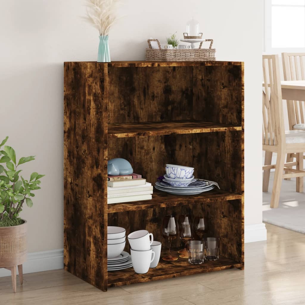 Dressoir 70x41x93 cm bewerkt hout gerookt eikenkleurig is nu te koop bij PeponiXL, paradijselijk wonen!