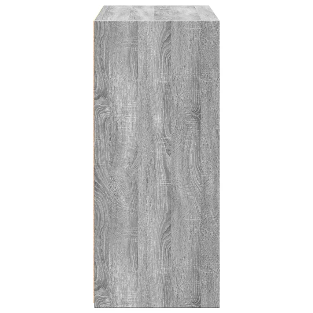 Dressoir 70x41x93 cm bewerkt hout grijs sonoma eikenkleurig is nu te koop bij PeponiXL, paradijselijk wonen!