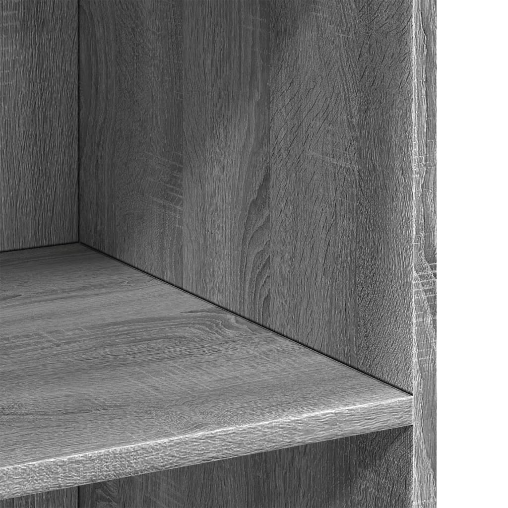 Dressoir 70x41x93 cm bewerkt hout grijs sonoma eikenkleurig is nu te koop bij PeponiXL, paradijselijk wonen!