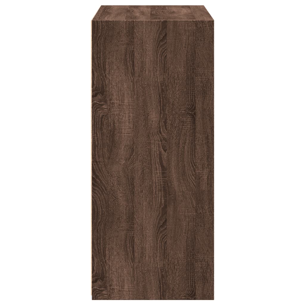 Dressoir 70x41x93 cm bewerkt hout bruin eikenkleur is nu te koop bij PeponiXL, paradijselijk wonen!