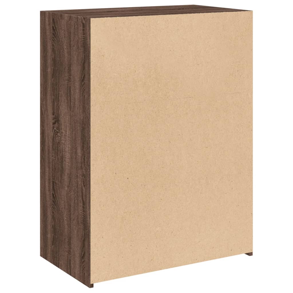 Dressoir 70x41x93 cm bewerkt hout bruin eikenkleur is nu te koop bij PeponiXL, paradijselijk wonen!