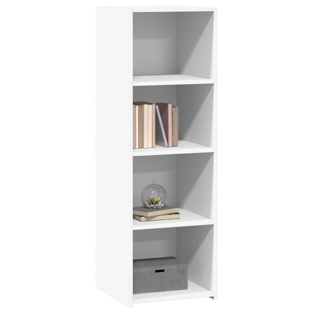 Hoge kast 40x41x124 cm bewerkt hout wit is nu te koop bij PeponiXL, paradijselijk wonen!
