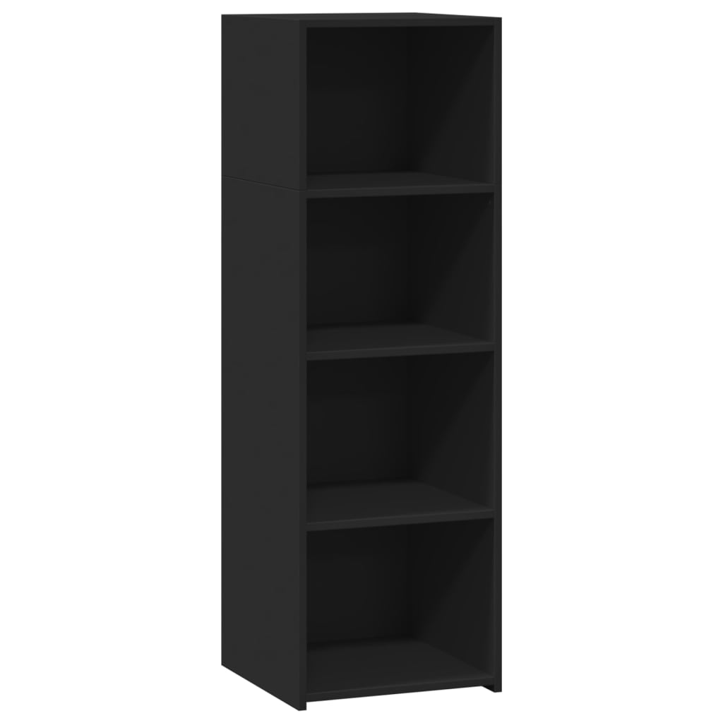 Hoge kast 40x41x124 cm bewerkt hout zwart is nu te koop bij PeponiXL, paradijselijk wonen!