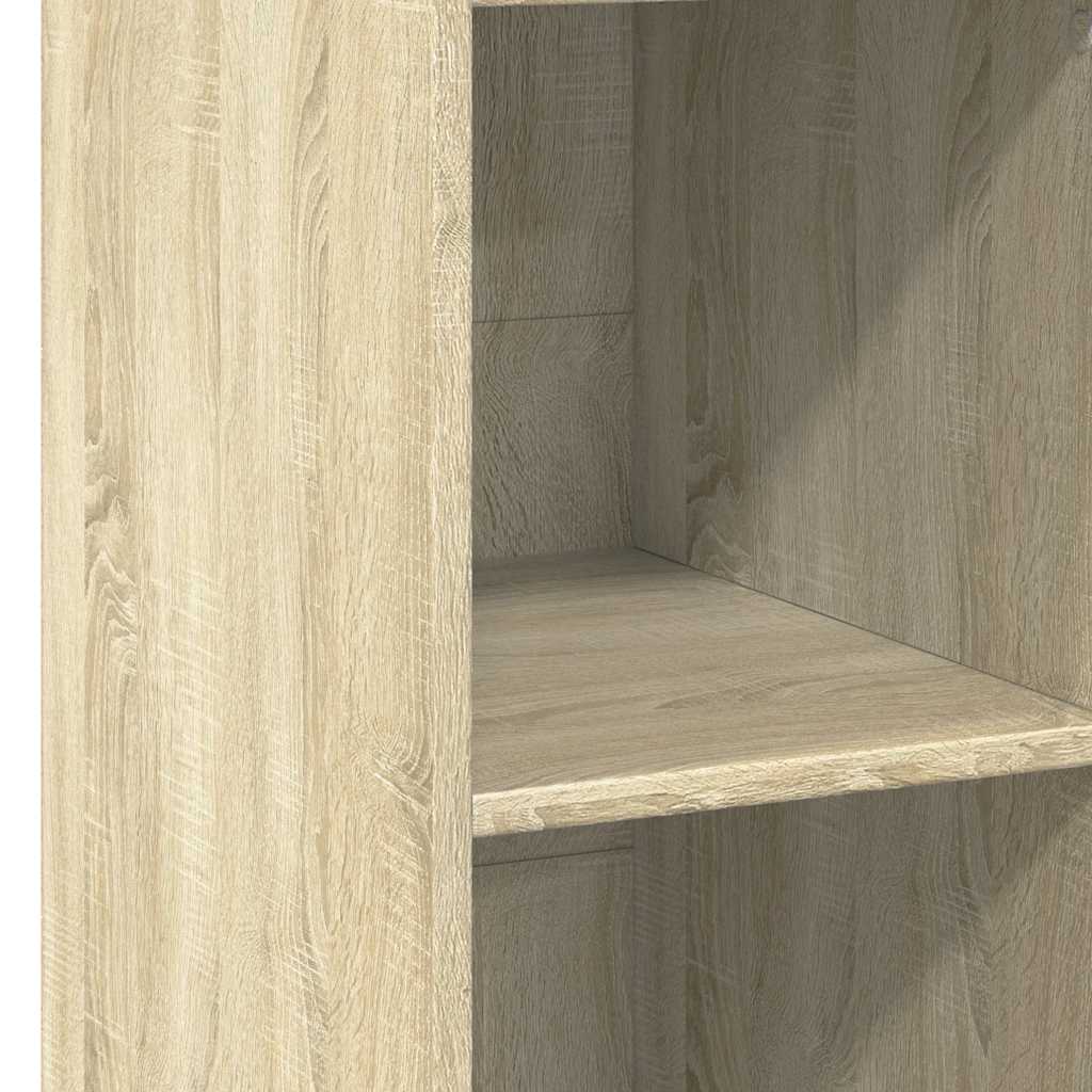 Hoge kast 40x41x124 cm bewerkt hout sonoma eikenkleurig is nu te koop bij PeponiXL, paradijselijk wonen!