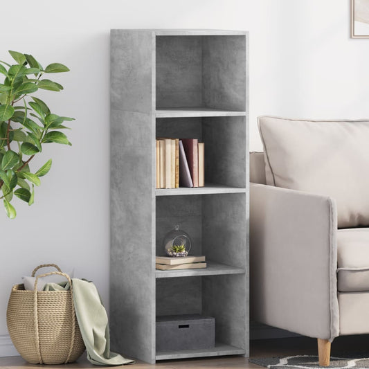 Hoge kast 40x41x124 cm bewerkt hout betongrijs is nu te koop bij PeponiXL, paradijselijk wonen!