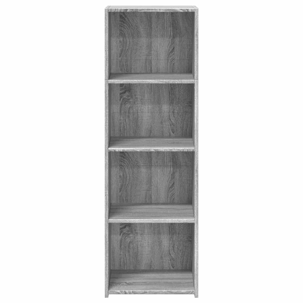 Hoge kast 40x41x124 cm bewerkt hout grijs sonoma eikenkleurig is nu te koop bij PeponiXL, paradijselijk wonen!