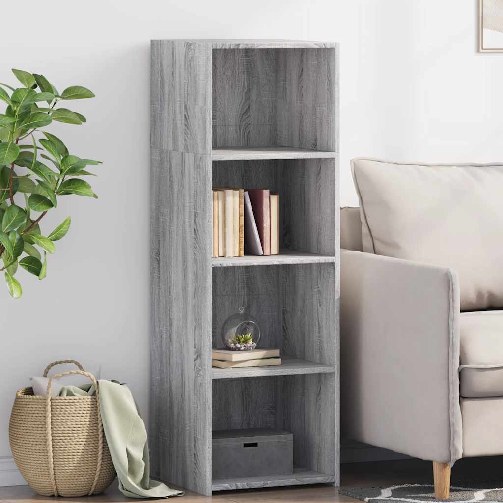 Hoge kast 40x41x124 cm bewerkt hout grijs sonoma eikenkleurig is nu te koop bij PeponiXL, paradijselijk wonen!