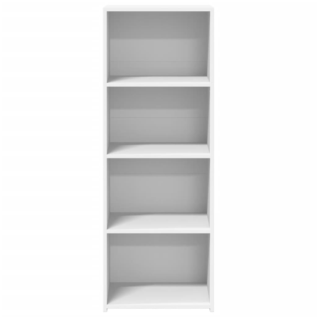 Hoge kast 45x41x124 cm bewerkt hout wit is nu te koop bij PeponiXL, paradijselijk wonen!