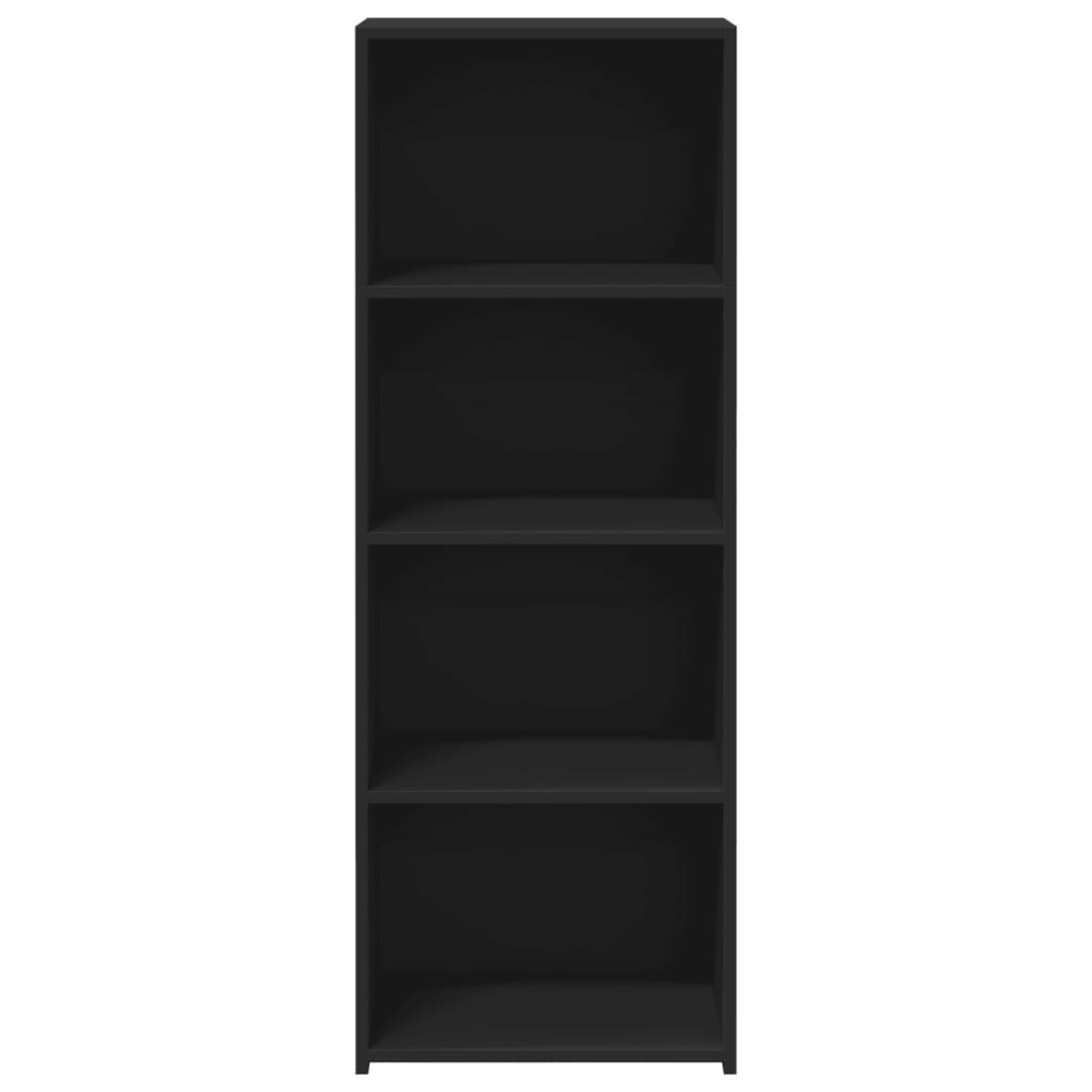 Hoge kast 45x41x124 cm bewerkt hout zwart is nu te koop bij PeponiXL, paradijselijk wonen!