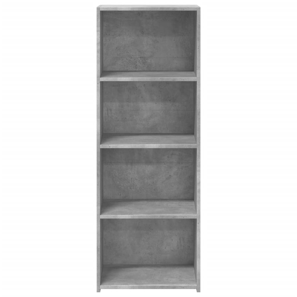 Hoge kast 45x41x124 cm bewerkt hout betongrijs is nu te koop bij PeponiXL, paradijselijk wonen!