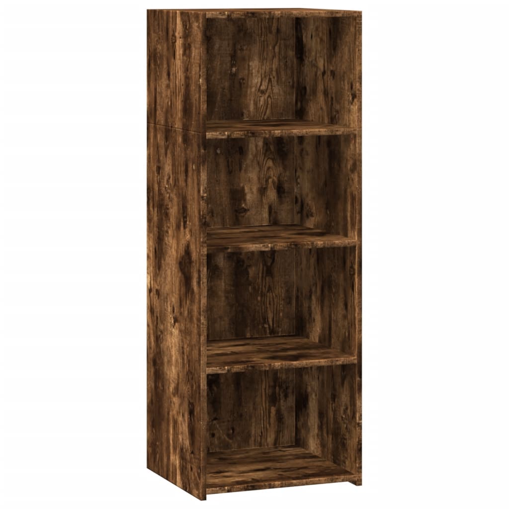 Hoge kast 45x41x124 cm bewerkt hout gerookt eikenkleurig is nu te koop bij PeponiXL, paradijselijk wonen!