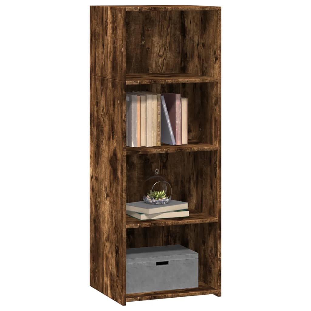 Hoge kast 45x41x124 cm bewerkt hout gerookt eikenkleurig is nu te koop bij PeponiXL, paradijselijk wonen!