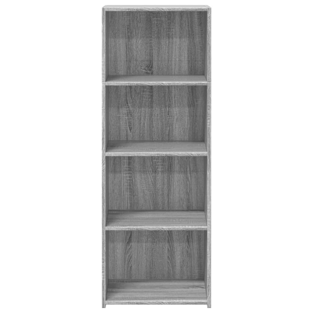 Hoge kast 45x41x124 cm bewerkt hout grijs sonoma eikenkleurig is nu te koop bij PeponiXL, paradijselijk wonen!