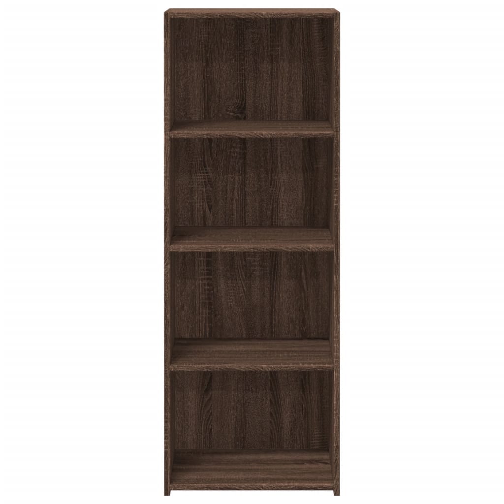 Hoge kast 45x41x124 cm bewerkt hout bruin eikenkleurig is nu te koop bij PeponiXL, paradijselijk wonen!