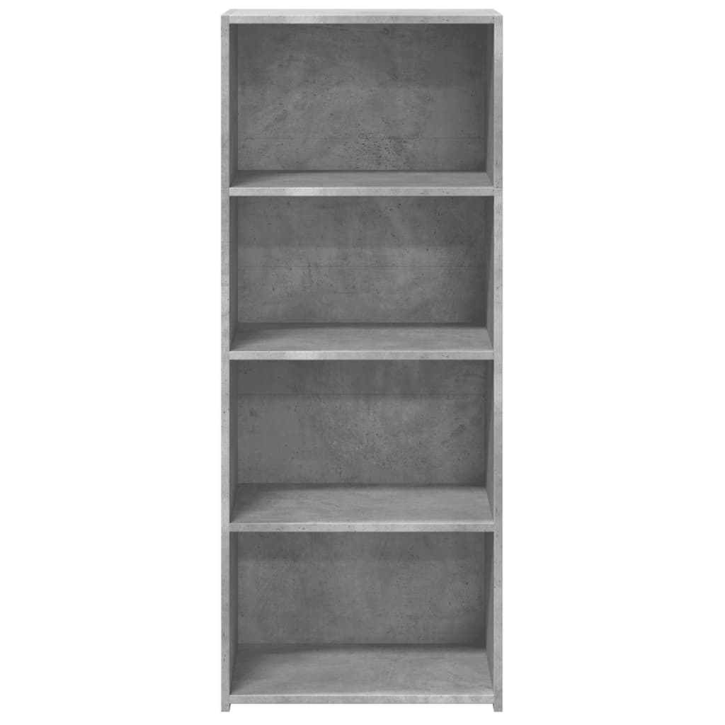 Hoge kast 50x41x124 cm bewerkt hout betongrijs is nu te koop bij PeponiXL, paradijselijk wonen!