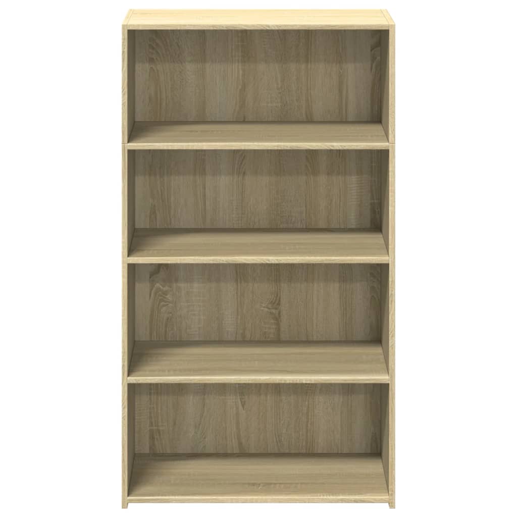Hoge kast 70x41x124 cm bewerkt hout sonoma eikenkleurig is nu te koop bij PeponiXL, paradijselijk wonen!
