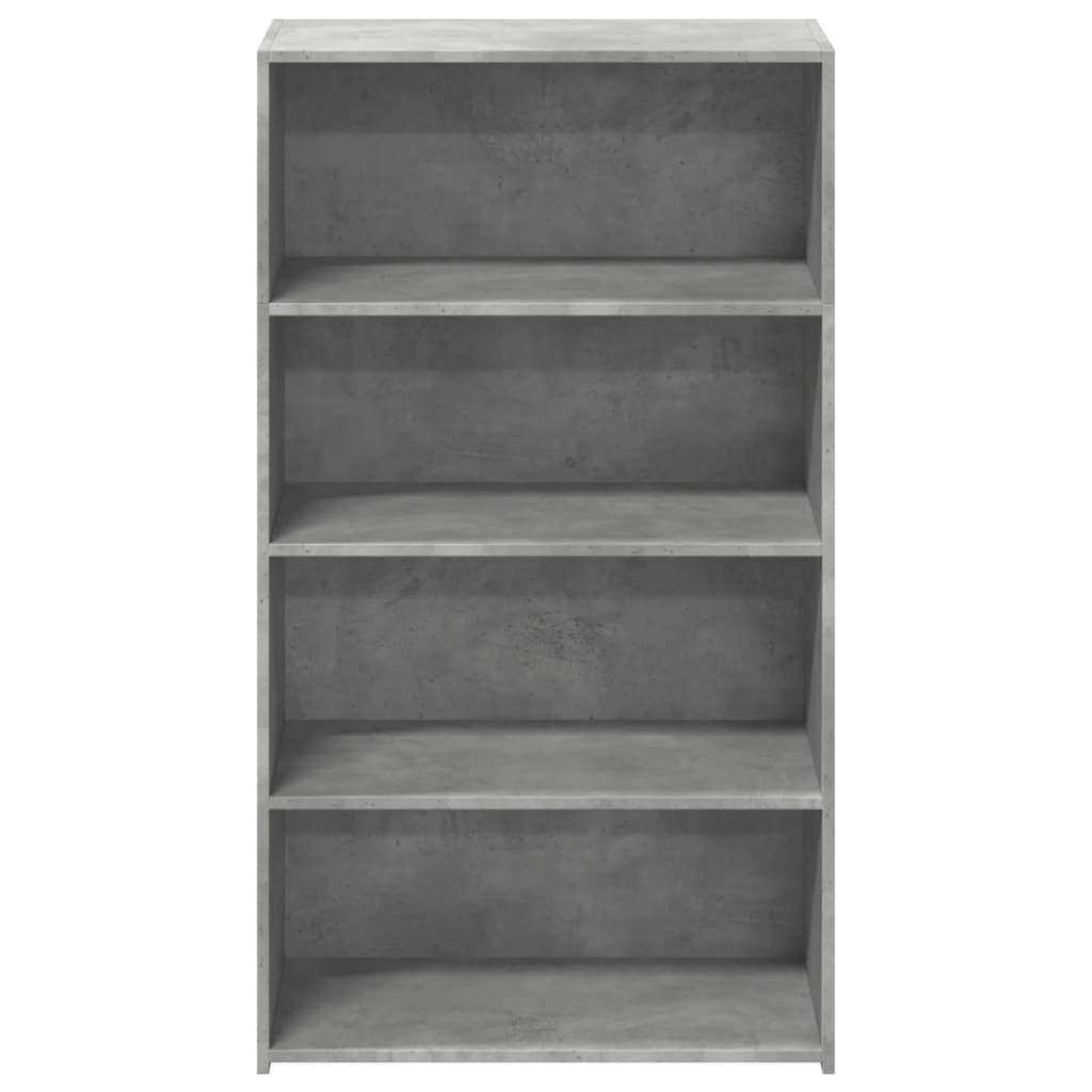 Hoge kast 70x41x124 cm bewerkt hout betongrijs is nu te koop bij PeponiXL, paradijselijk wonen!