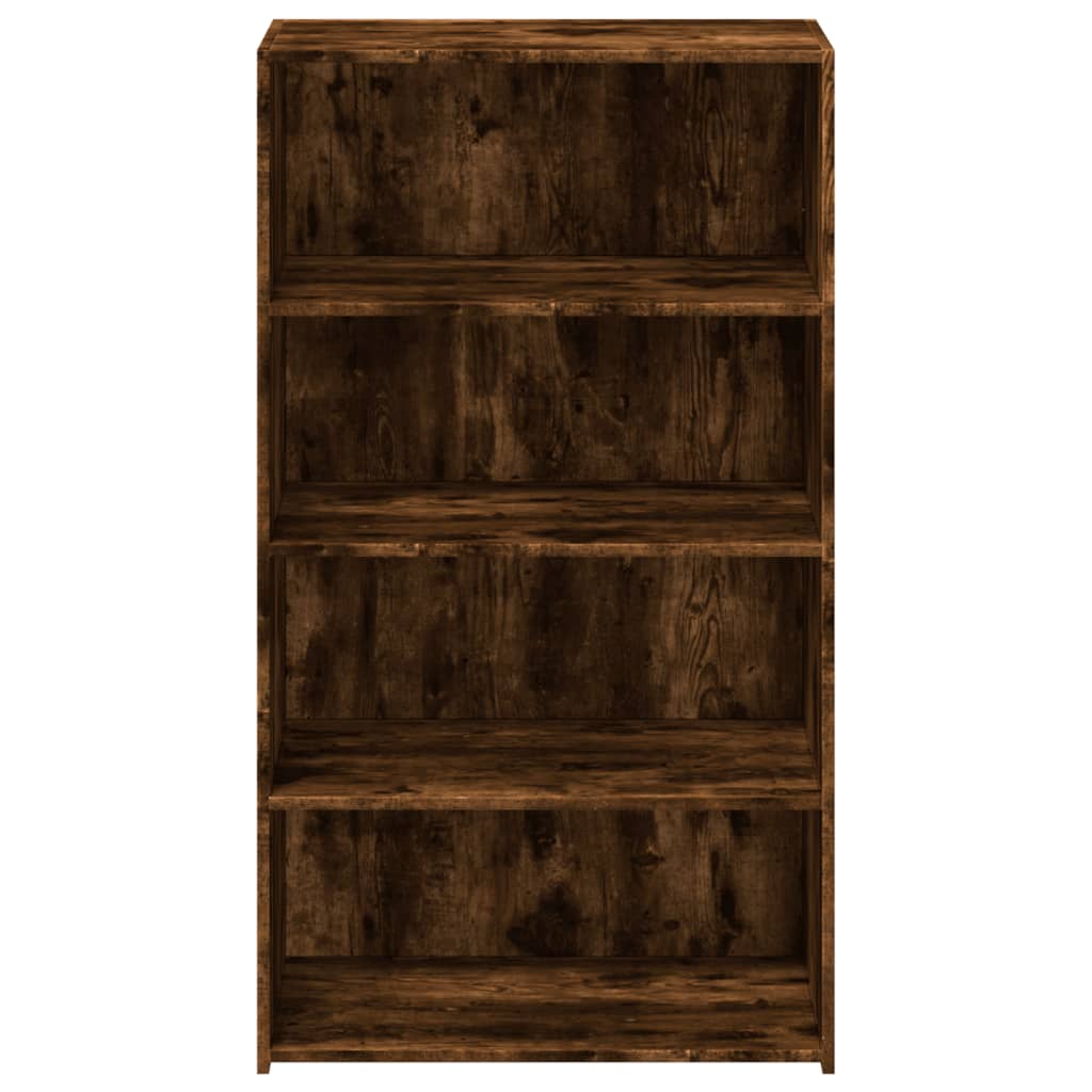 Hoge kast 70x41x124 cm bewerkt hout gerookt eikenkleurig is nu te koop bij PeponiXL, paradijselijk wonen!