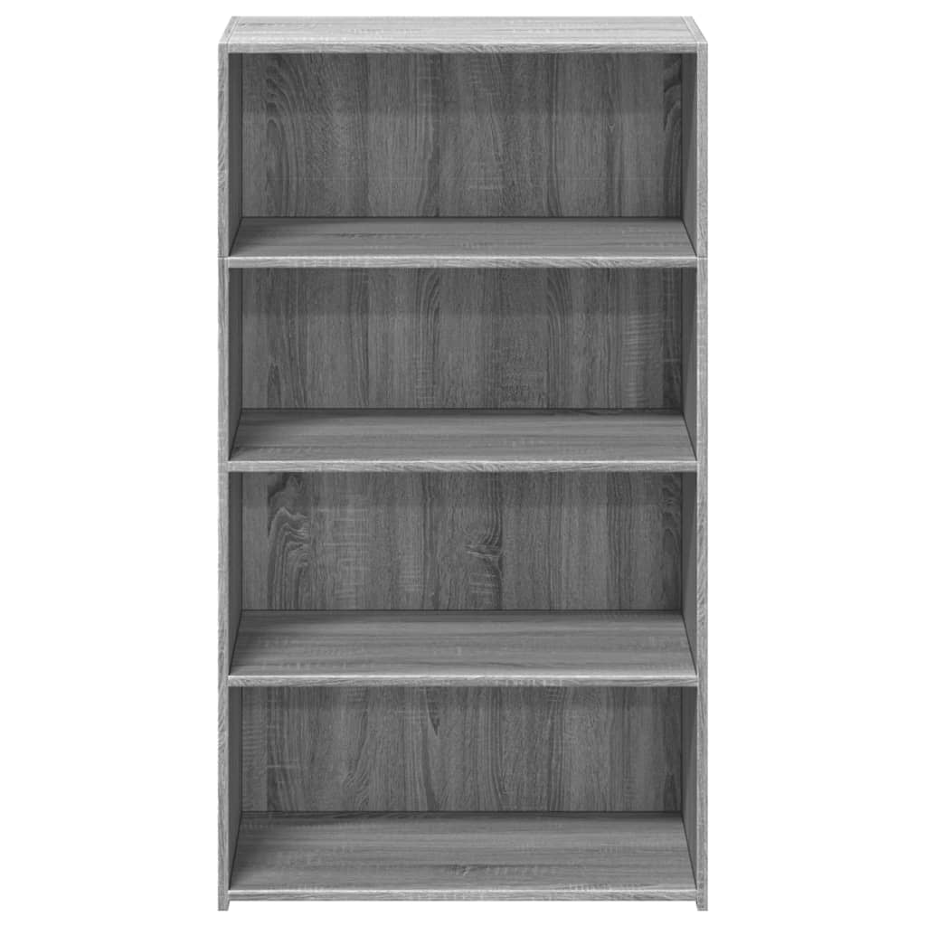 Hoge kast 70x41x124 cm bewerkt hout grijs sonoma eikenkleurig is nu te koop bij PeponiXL, paradijselijk wonen!