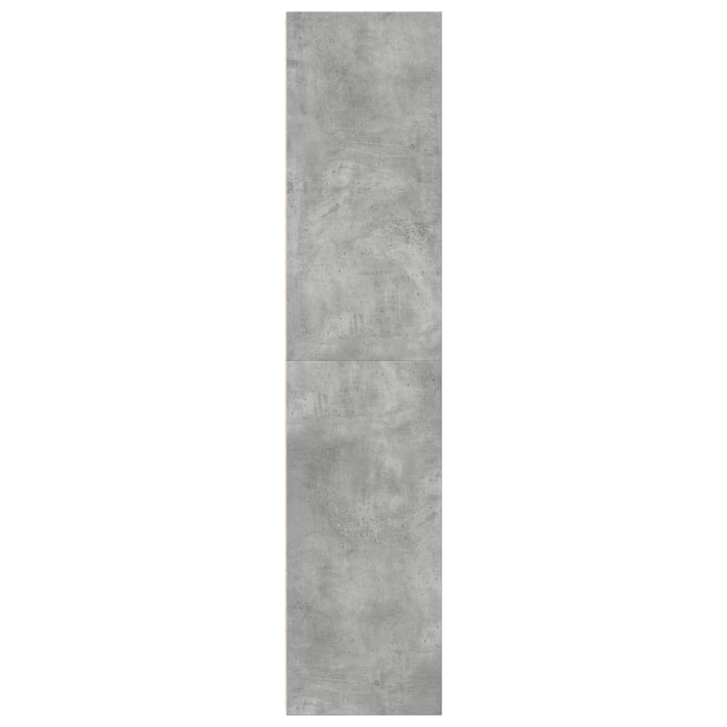Hoge kast 30x41x185 cm bewerkt hout betongrijs is nu te koop bij PeponiXL, paradijselijk wonen!