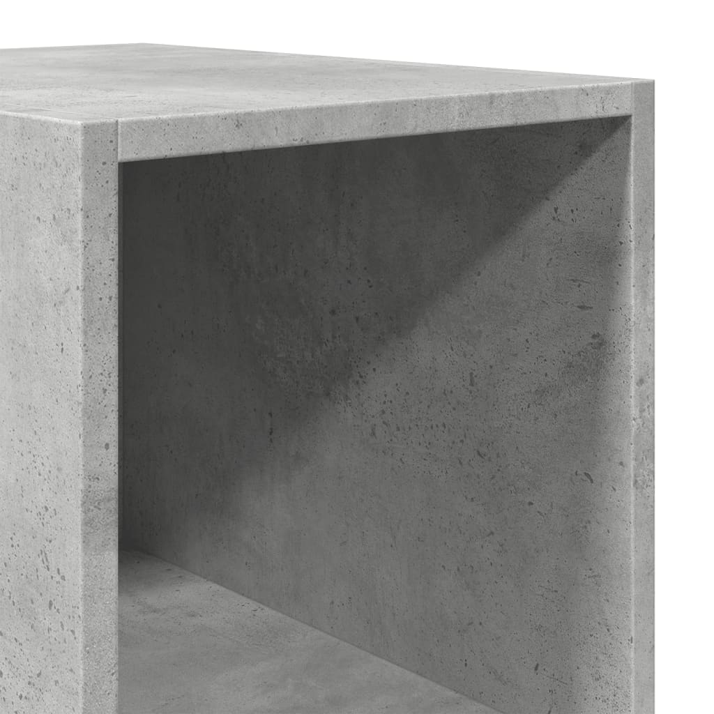 Hoge kast 30x41x185 cm bewerkt hout betongrijs is nu te koop bij PeponiXL, paradijselijk wonen!
