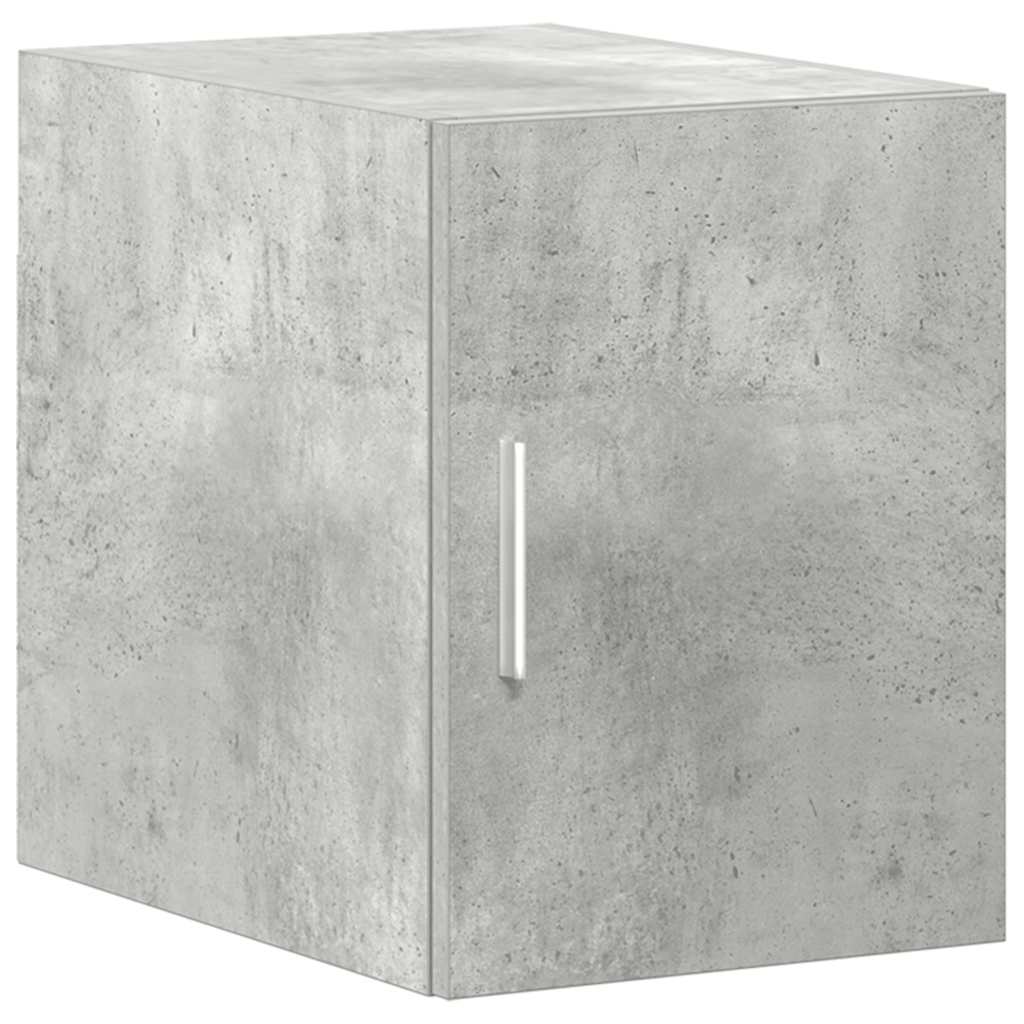 Opbergkast smal 30x42,5x225 cm bewerkt hout betongrijs is nu te koop bij PeponiXL, paradijselijk wonen!