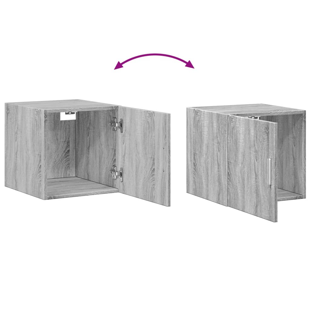 Opbergkast smal 40x42,5x225 cm bewerkt hout grijs sonoma eiken is nu te koop bij PeponiXL, paradijselijk wonen!