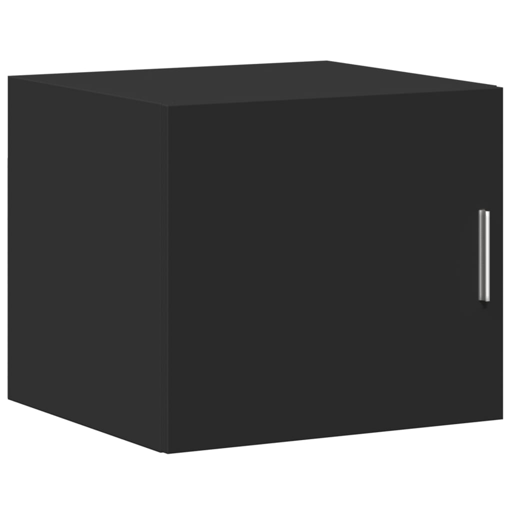 Opbergkast smal 45x42,5x225 cm bewerkt hout zwart is nu te koop bij PeponiXL, paradijselijk wonen!