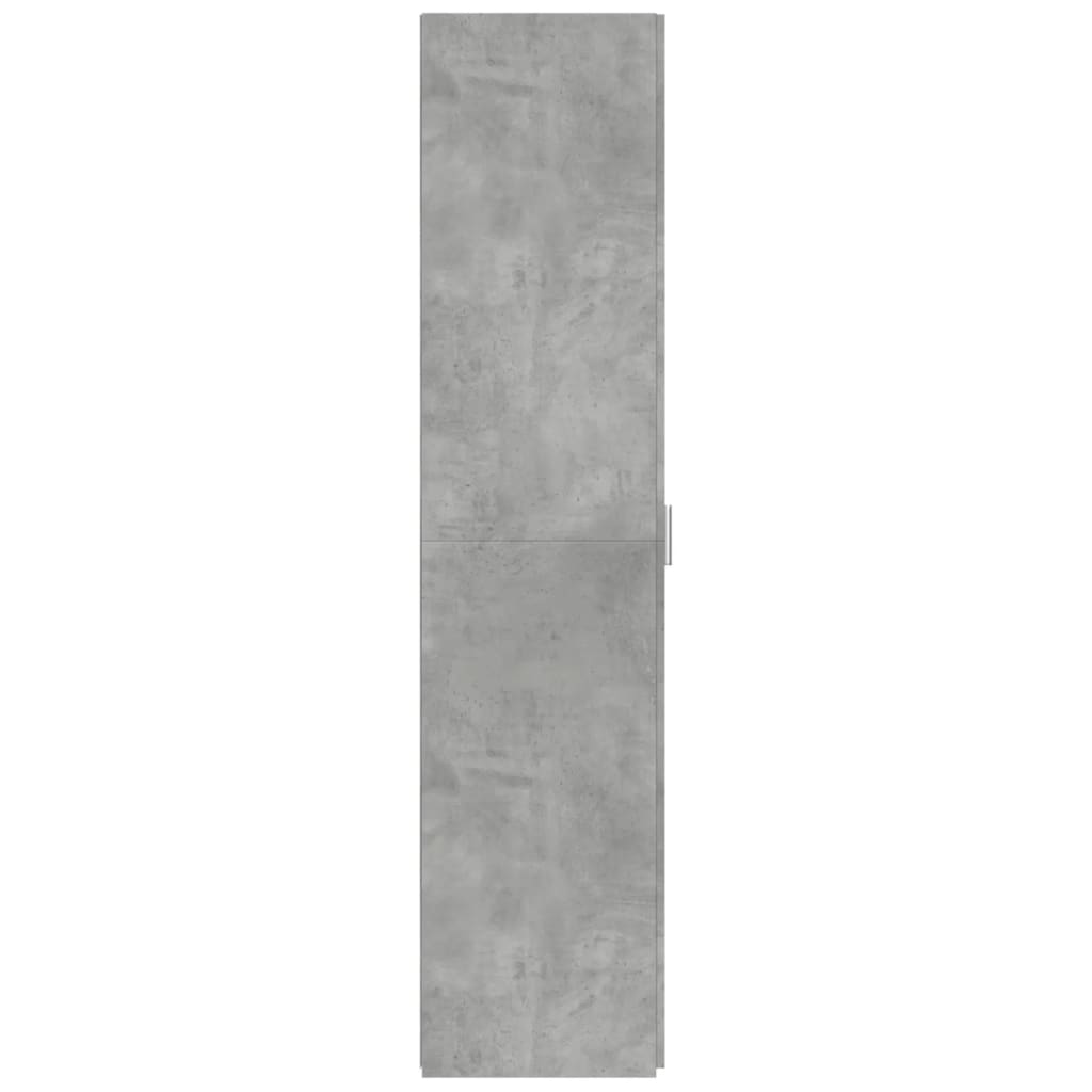 Hoge kast 50x42,5x185 cm bewerkt hout betongrijs is nu te koop bij PeponiXL, paradijselijk wonen!